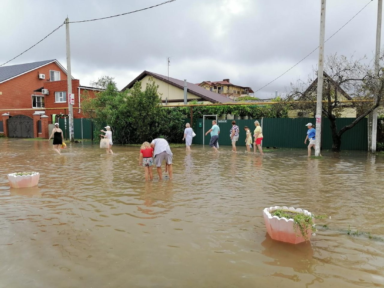 Голубицкая наводнение