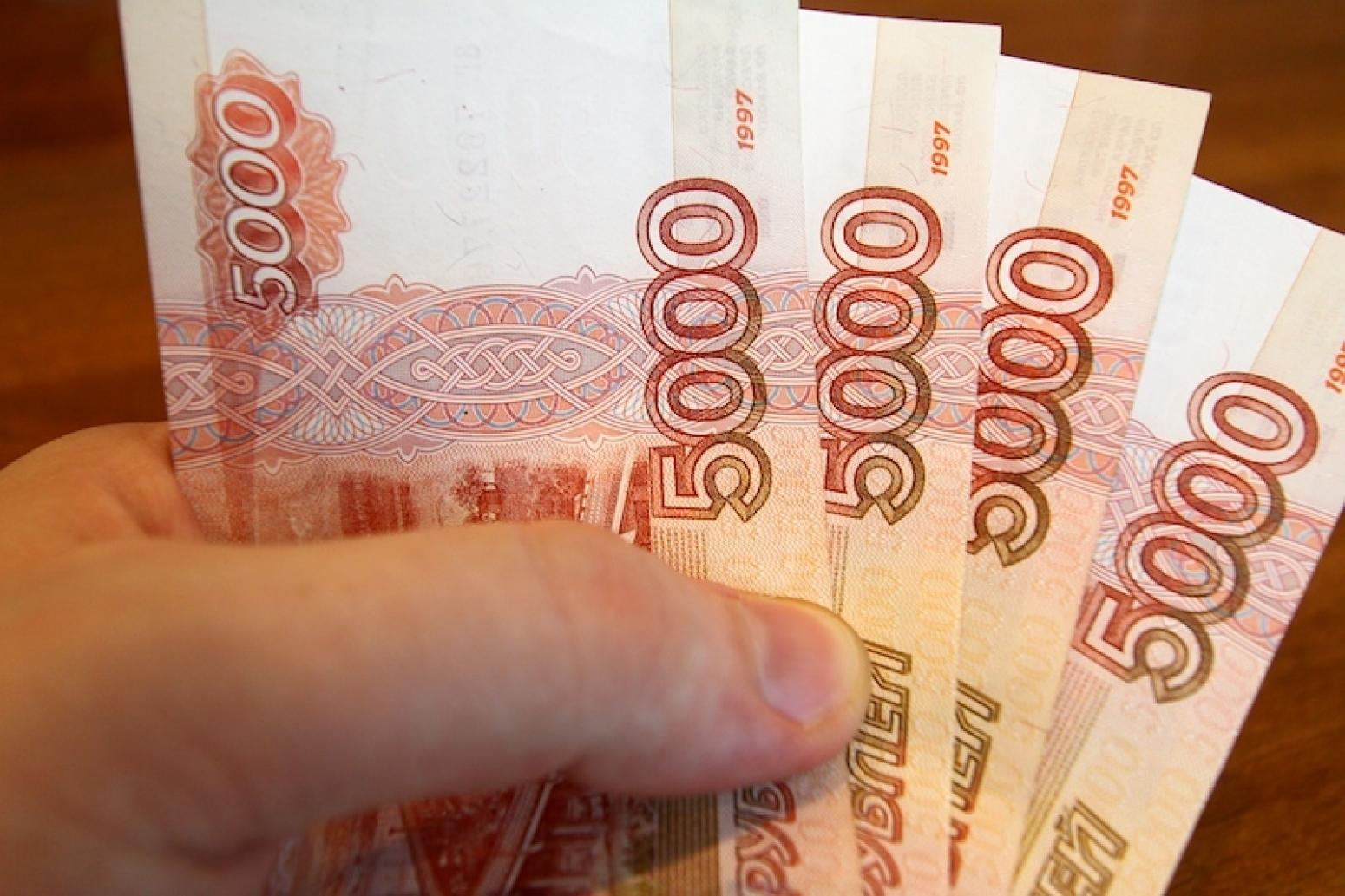 20 Тысяч рублей в руках